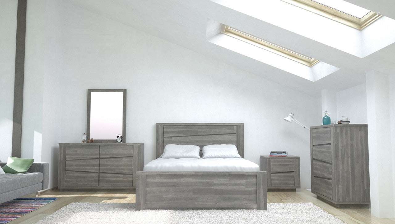 Beryl Acacia Timber 4-Piece Bedroom Suite